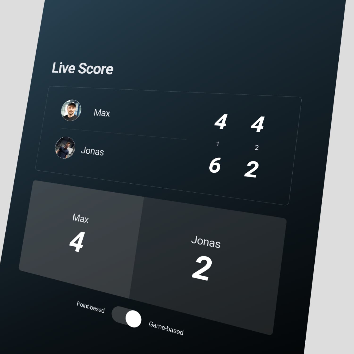 Live stream dashboard