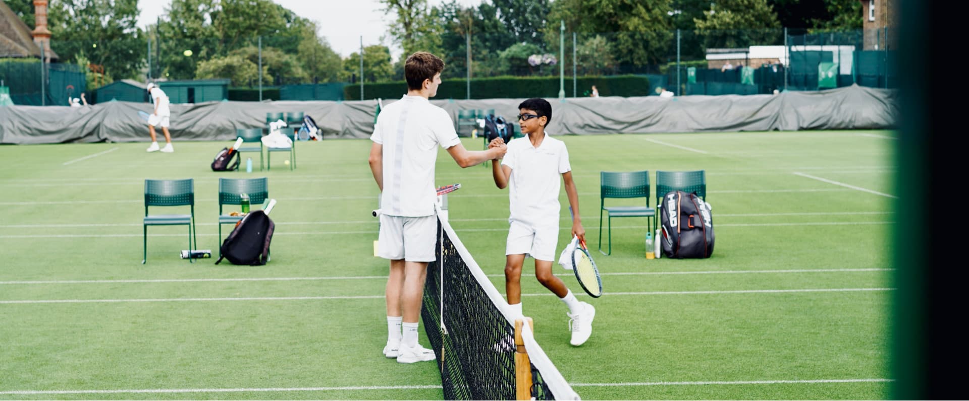 Wimbledon handshake